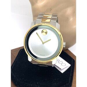 Movado Men's Watch 3600431Bold Swiss Quartz Two Tone Stainless Steel 42mm